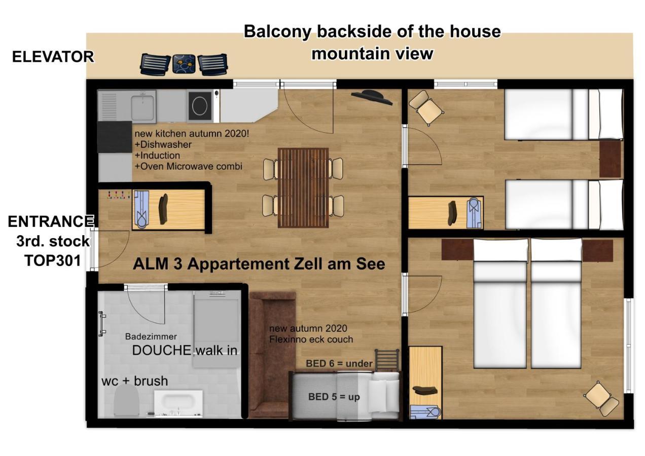 Alm Appartements Zellamsee Zell am See Exterior photo